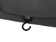 Foldable Travel Toiletry Bag with Hanging Hook, Black