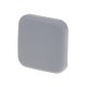 Self-Adhesive Silicone Door Stopper Wall Protector Square, Grey