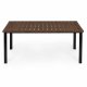Multigarden Large Garden Table 180x90 cm, Brown