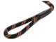 Classic leash with adjustable collar for dogs and cats, 120cm, black