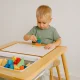 Kruzzel Wooden Sensory Activity Table and Chair Set 26366