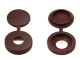 Brown Screw Covers for Furniture, 100 Pcs