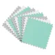 Kids Puzzle Foam Mat 180x180cm, Mint-grey
