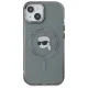 Karl Lagerfeld iPhone 15 Case HC MagSafe IML Metal K. Head, Black