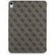 Guess Magnetic 4G Big Logo atverams vāciņš iPad Air 11\" 2024, brūns