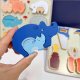 Bakalu Educational Wooden Puzzle Animals and Babies