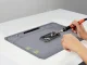 Silicone Soldering Mat with Organizer 35x25cm, Grey