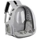 Folding Pet Cat Dog Travel Backpack Knapsack Rucksack Bag Case, 28-68x32x42cm, Grey