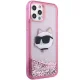 Karl Lagerfeld iPhone 12 / 12 Pro Case KLHCP12MLNCHCP Pink