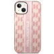 Karl Lagerfeld Mono Vertical Stripe iPhone 14 Plus Case, Pink
