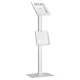 Maclean MC-476W Floor Stand for 9.7\"-11\" Tablets, White