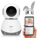 Alecto SMARTBABY10 Wi-Fi viedā bērnu uzraudzības kamera, Balta/Pelēka