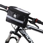 Wozinsky Bicycle Front Handlebar Bag with Waterproof Clear Phone Window Pouch Compartment, 2L