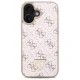 Guess iPhone 16 Plus Case New 4G Triangle, White