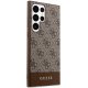 Samsung Galaxy S23 Ultra (SM-S918) Guess 4G Stripe Collection Case Cover (GUHCS23LG4GLBR), Brown