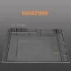 Bigstren Silicone Service Mat with Magnetic Pockets Grey, 30x45cm