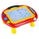 Magnetic Drawing Board and Table 2-in-1 with Stamps