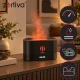 Aroma diffuser and air humidifier Zortiva, 180 ml, RGB LED flame effect, black