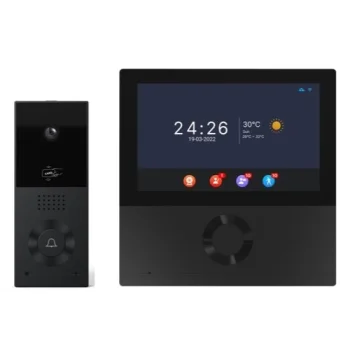 Smart Video Doorphone Tuya Wi-Fi 2-Wire System, 7" Touch Screen, RFID