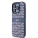 DKNY iPhone 15 Pro Case Mono Stripe & Metal Logo, Blue