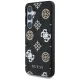 Guess 4G Printed Colored Peony Pattern MagSafe Case for Samsung Galaxy S25, Black