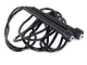 Adjustable Fitness Jump Rope, Black