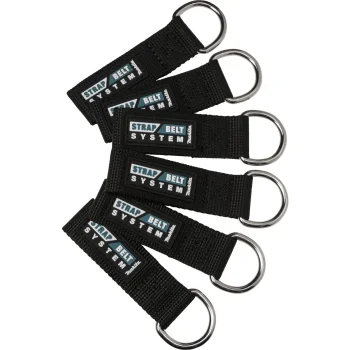 Makita E-05315 Fixing Loops for Tool Belt, 6 pcs., Black