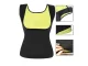 Women\'s Neoprene Fitness Shirt for Slimming, Black, Size M