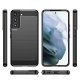 Samsung Galaxy S22+ Plus 5G (SM-S906) Carbon Flexible Cover TPU Case, Black