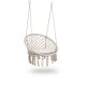 Sofotel Boho Hanging Hammock Chair Swing for Patio and Bedroom, beige