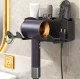 Wall Mounted Hair Dryer Holder DA202, Black