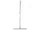 Rubber floor squeegee with telescopic handle, 50 cm, adjustable, green