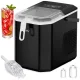 Ruhhy Ice Maker, 1.2L, Black