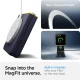 Spigen Nano Pop MagSafe Case for Samsung Galaxy Z Flip 7, Navy Blue/Yellow