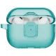Ausinių dėklas Uniq Glase Pro Lock Case skirtas AirPods Pro 3, turkio spalvos