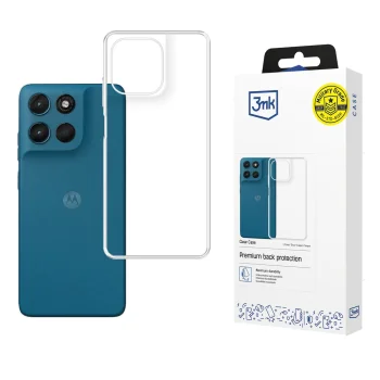 3mk Clear Case for Motorola Moto G57 Power, Transparent