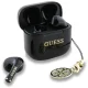 Guess Glossy Effect Printed Classic Logo & Charm TWS headphones - black