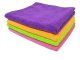 Microfiber cleaning cloth set for windows and surfaces, 4 pcs