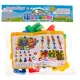 Montessori Educational Construction Blocks Screws and Nuts, 30 Pieces