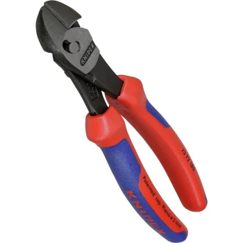 KNIPEX TwinForce Diagonal Cutter 180 mm, Red / Black