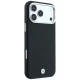 BMW Sign Deboss Quilted Metal Logo MagSafe Case for iPhone 18 Pro / 17 Pro, Black