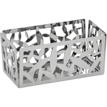 Alessi Cactus Sugar Bag Holder MSA29 Stainless Steel, Silver