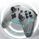 Machenike G5Pro Max Wireless Game Controller with Charging Station - Gray