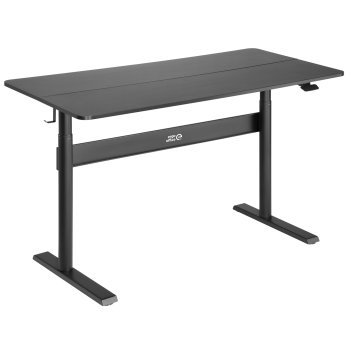 Ergo Office ER-453 Ergonomic Desk, Black, 140x68cm