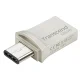Transcend JetFlash 890S 128GB OTG USB Flash Drive, USB Type-C / USB 3.1