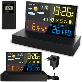 Berdsen BD-912 Wireless Weather Station with Display, Black