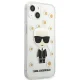 Karl Lagerfeld Flower Ikonik Karl Case for Apple iPhone 13 mini, Transparent