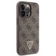 Guess iPhone 13 / 13 Pro Case Crossbody 4G Metal Logo, Brown