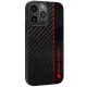 Audi Carbon Fiber Stripe Case for iPhone 13 / 13 Pro Black