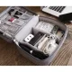 Trizand Cable and Charger Organizer (25x20x10 cm), Grey